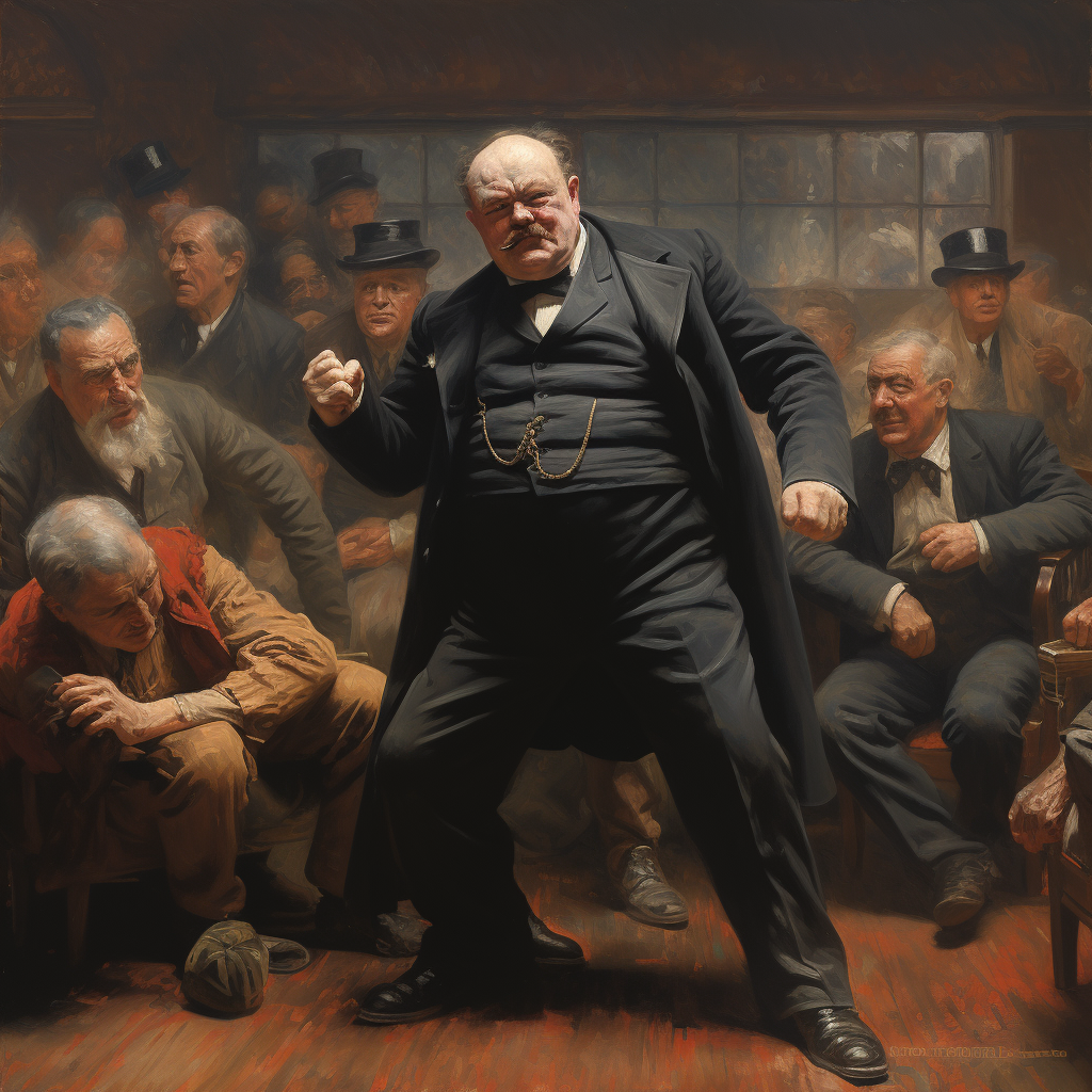 Churchill as a Boxer in 2024