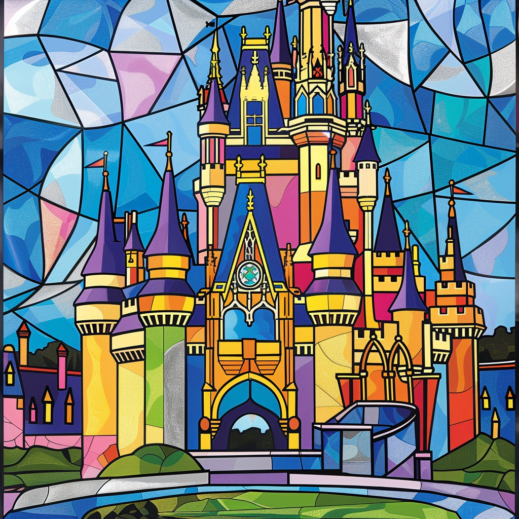 Pop Art Cinderella Castle