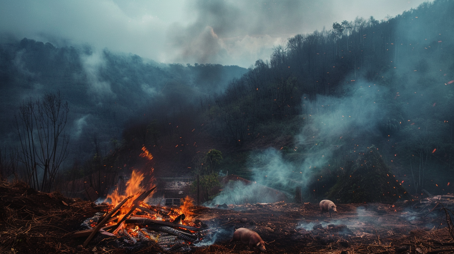 Smoky Southern Pig Roast Atmosphere