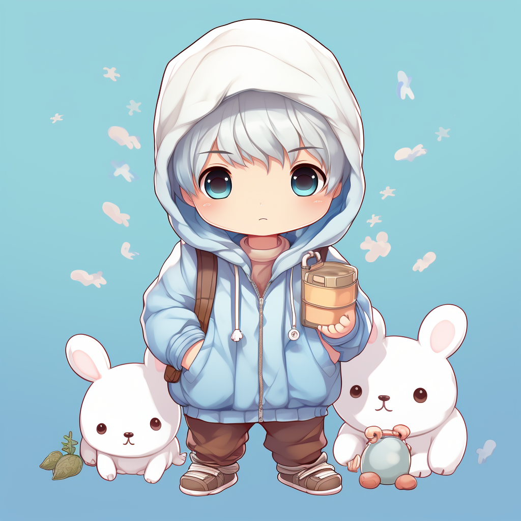 Cute and Humanized Cinnamoroll Character