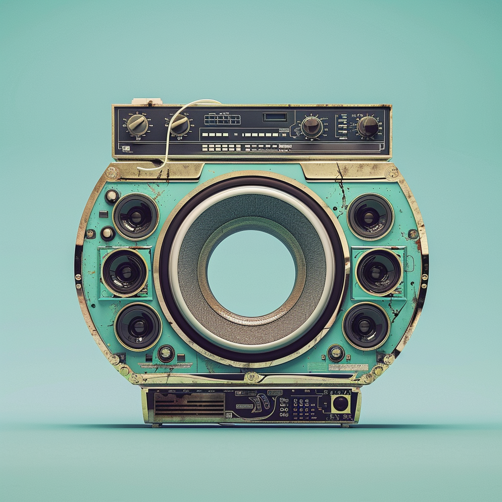 Circular Boombox