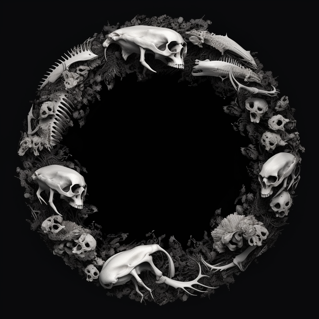 Simple and Striking Circle of Bones