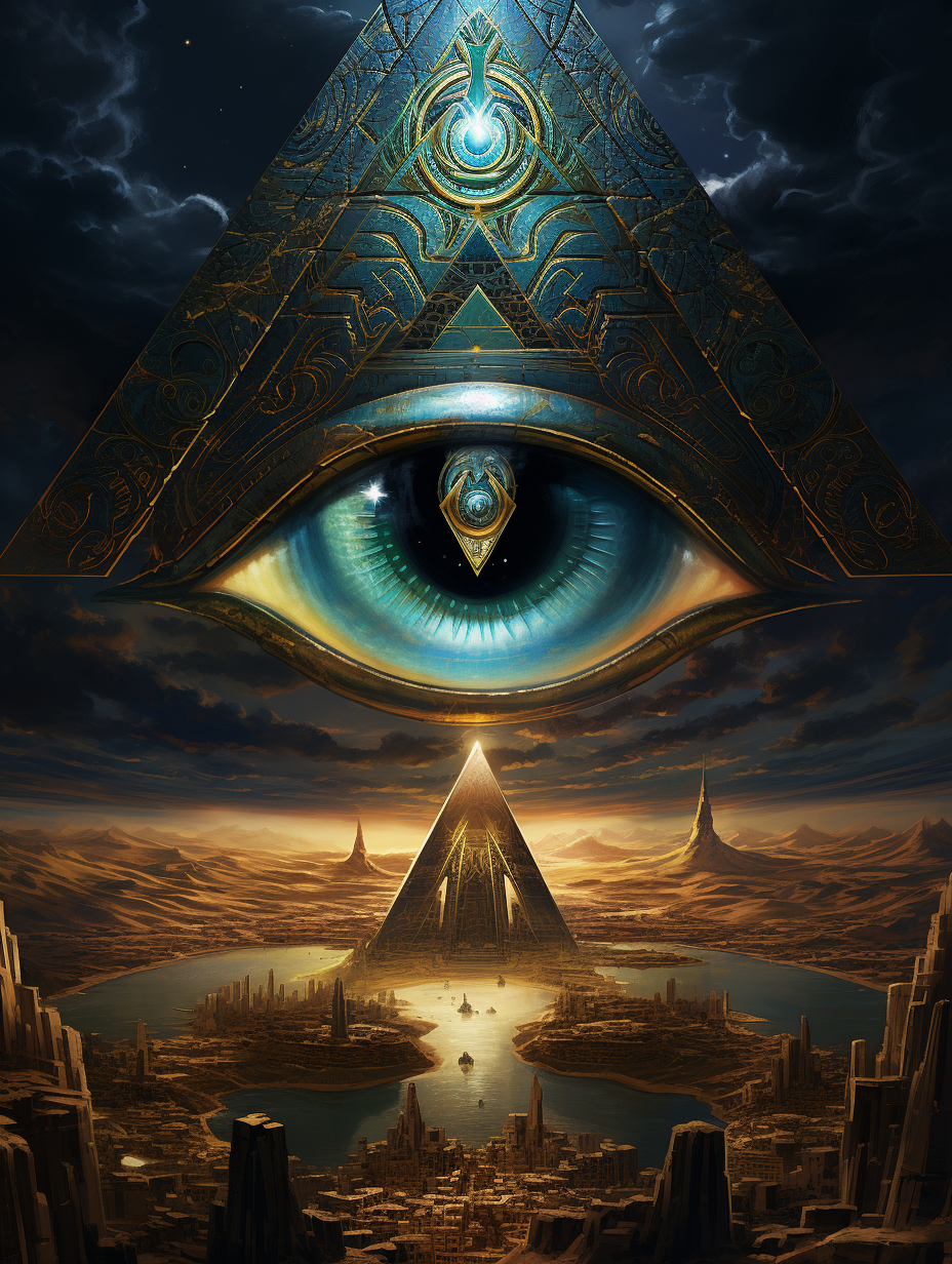 Eye of Horus Egypt illustration