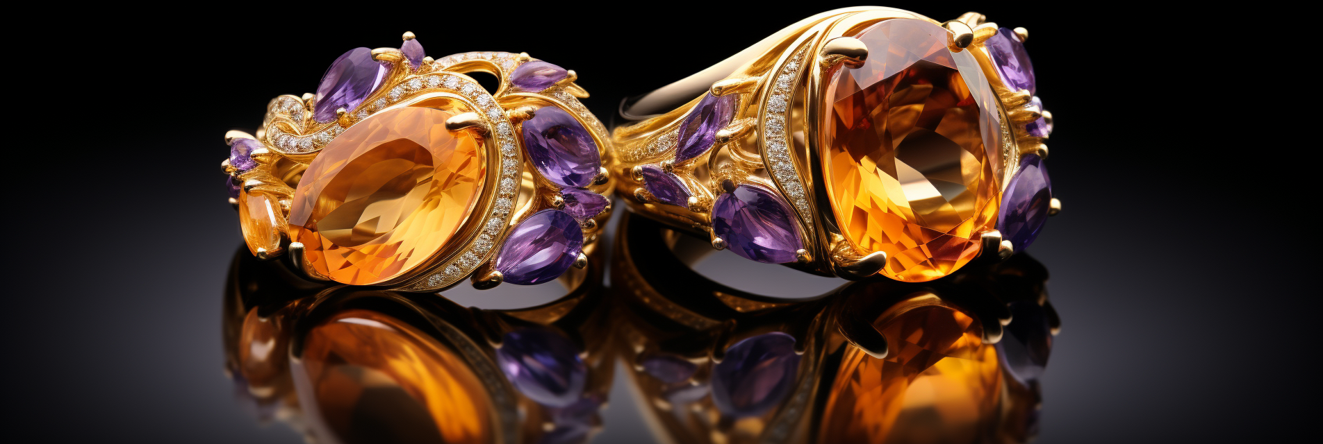 Stunning Citrine and Amethyst Gemstones