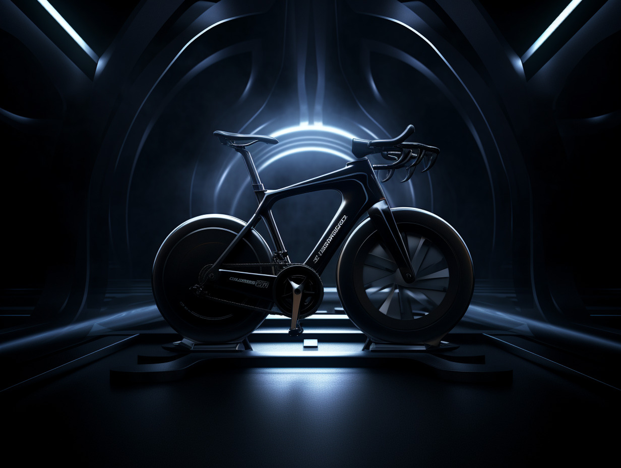 Black Themed Graphic Desktop Wallpaper Hinting Indoor Cycling