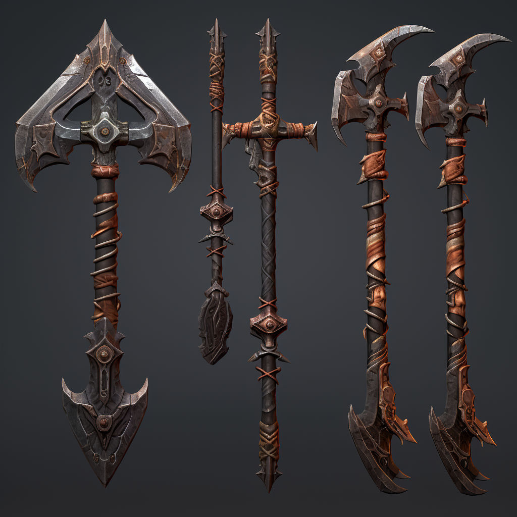 3D weapons for Clash of Hams