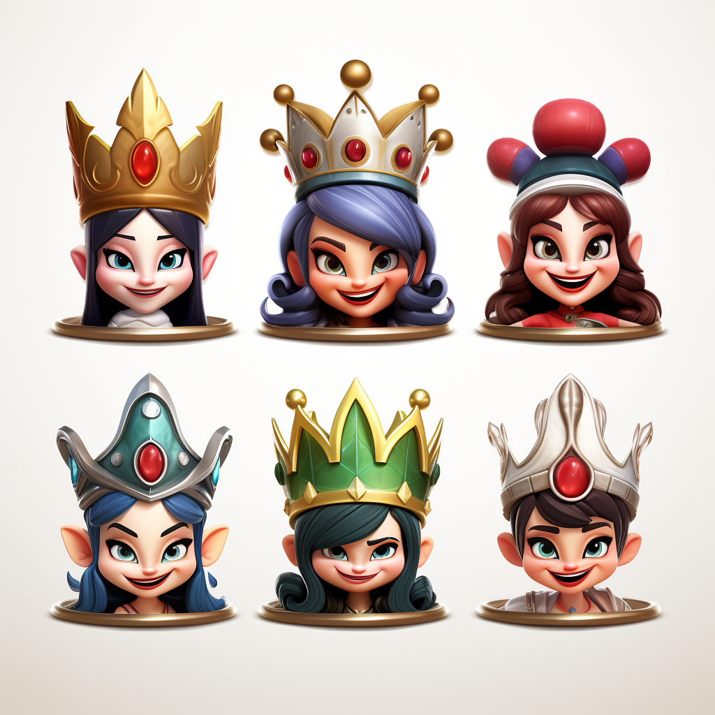 Avatars of Eight Queens Clash Royal