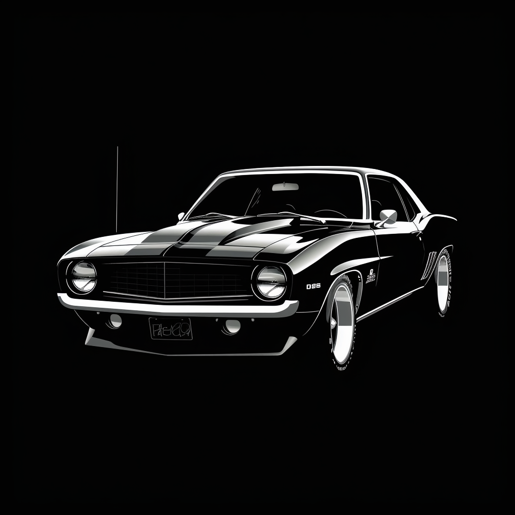 Classic Chevrolet Camaro Silhouette