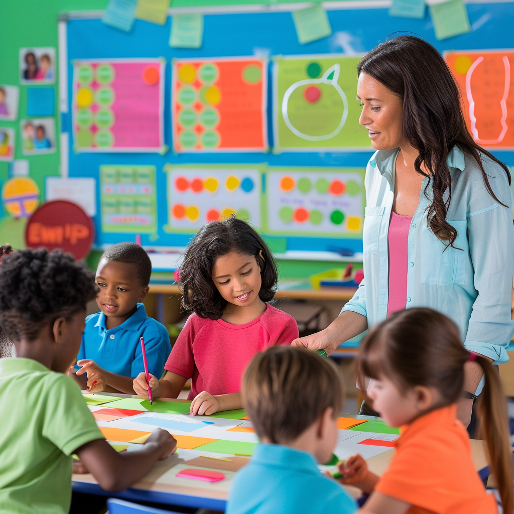 colorful classroom behavior chart design