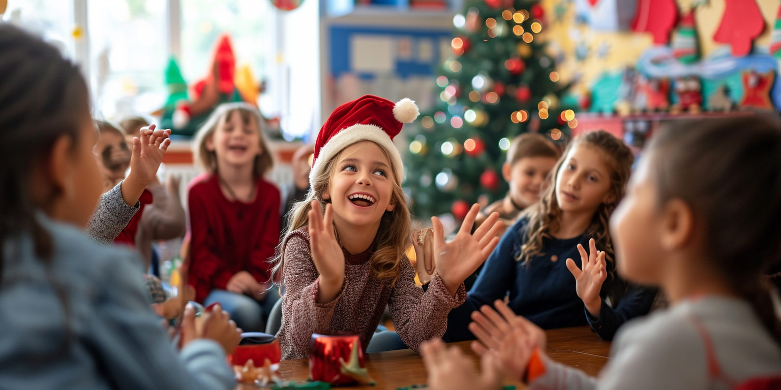 Classroom Charades Game Christmas