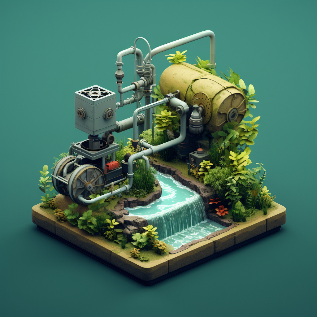 River Water Pump Machine for Plant Growth