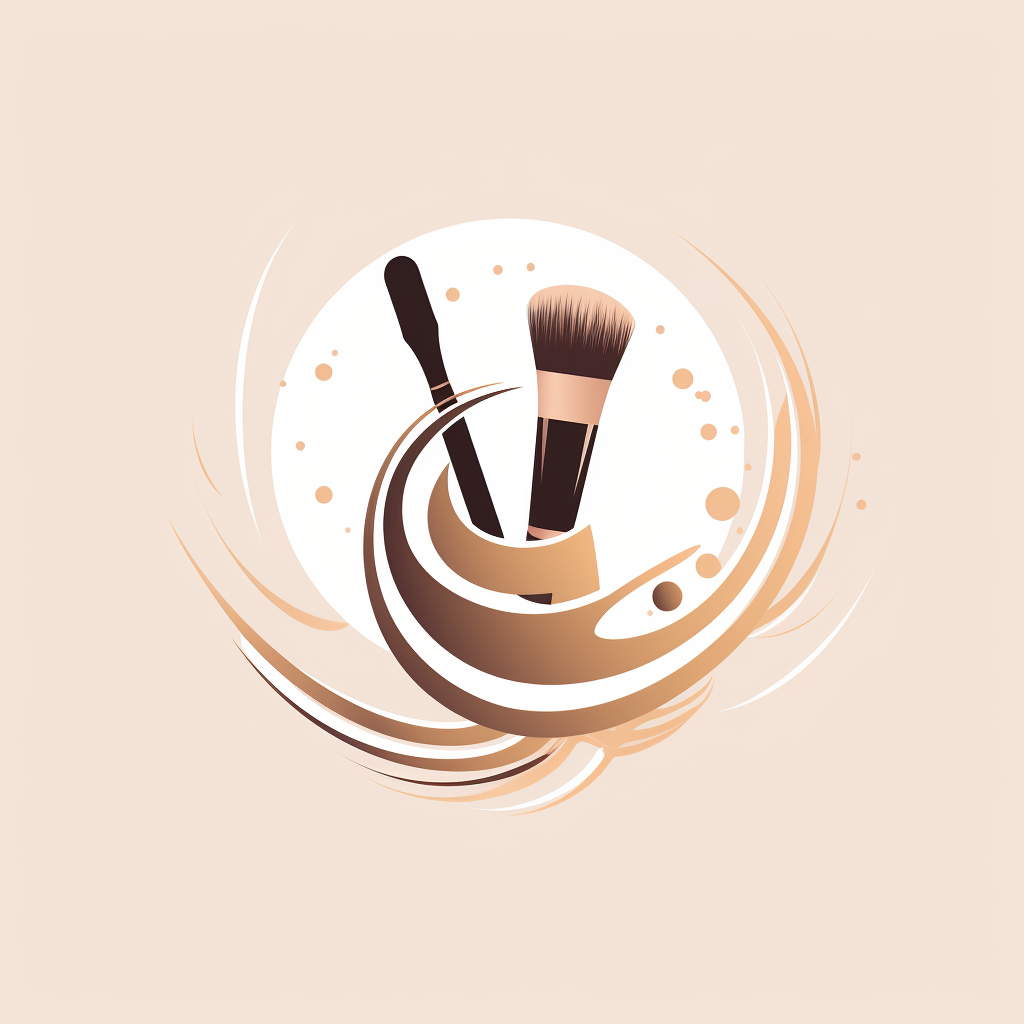 Makeup Brushes Logo Design