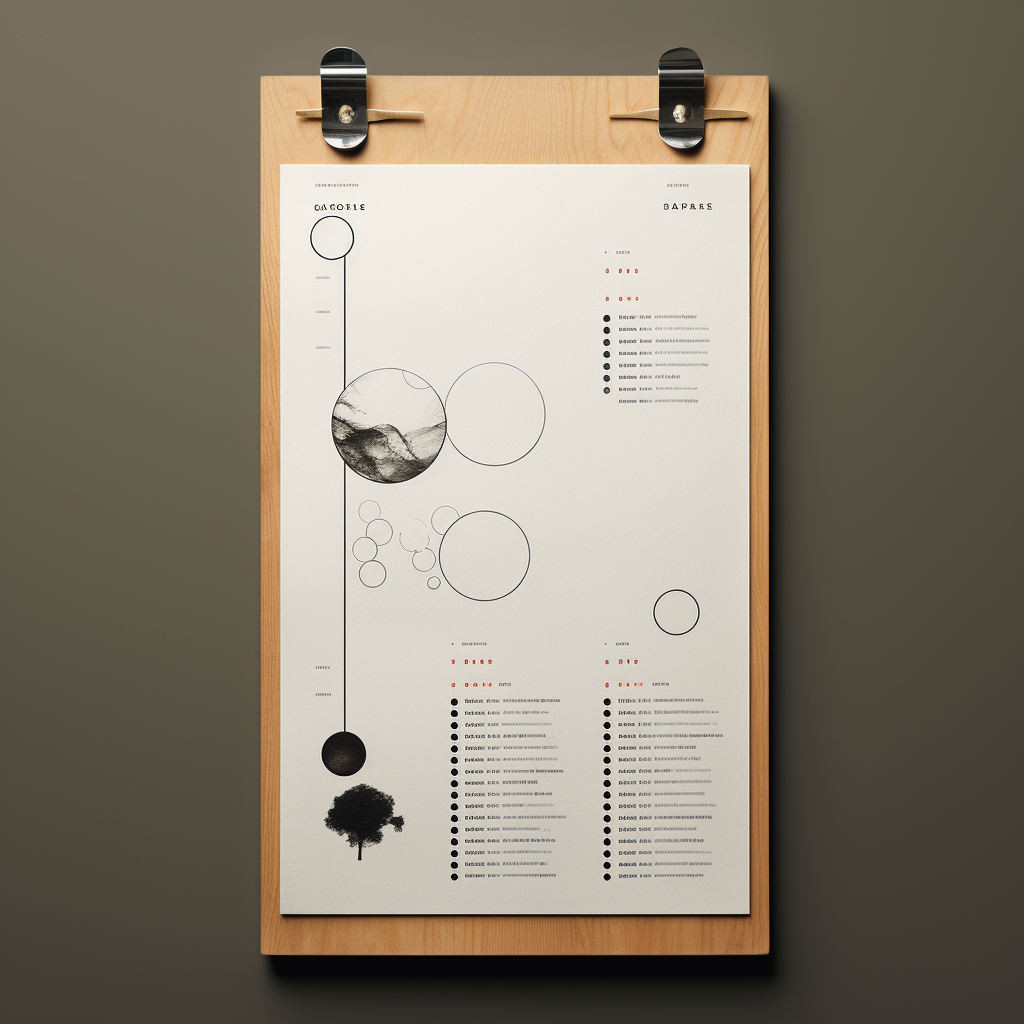 Clean and Simple Japanese Menu