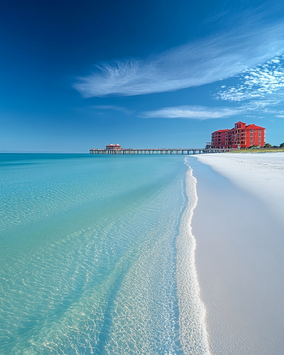 Clearwater Pier Beach Florida Photography