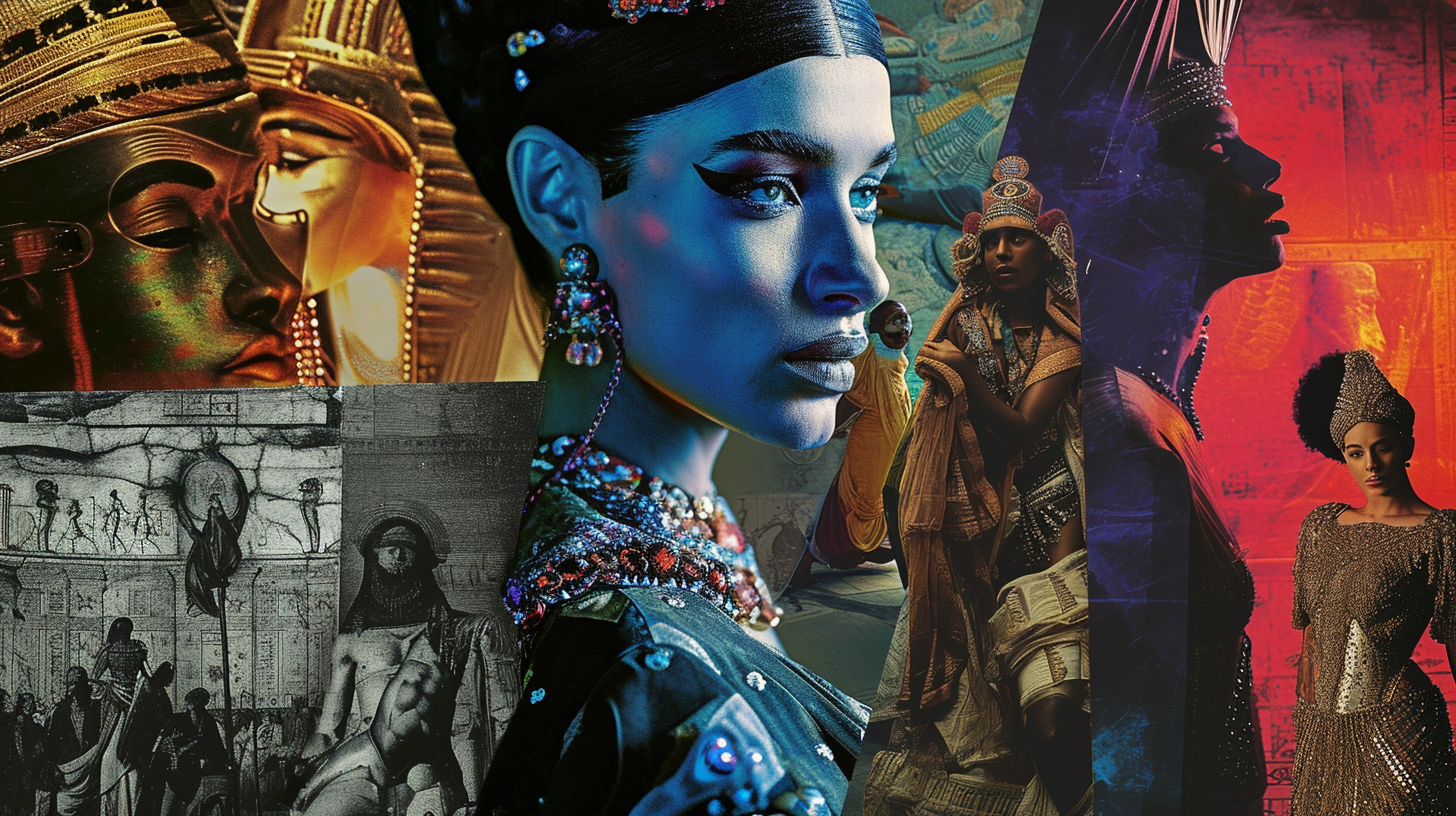 Cleopatra Beckham Collage Fashion Inspiration