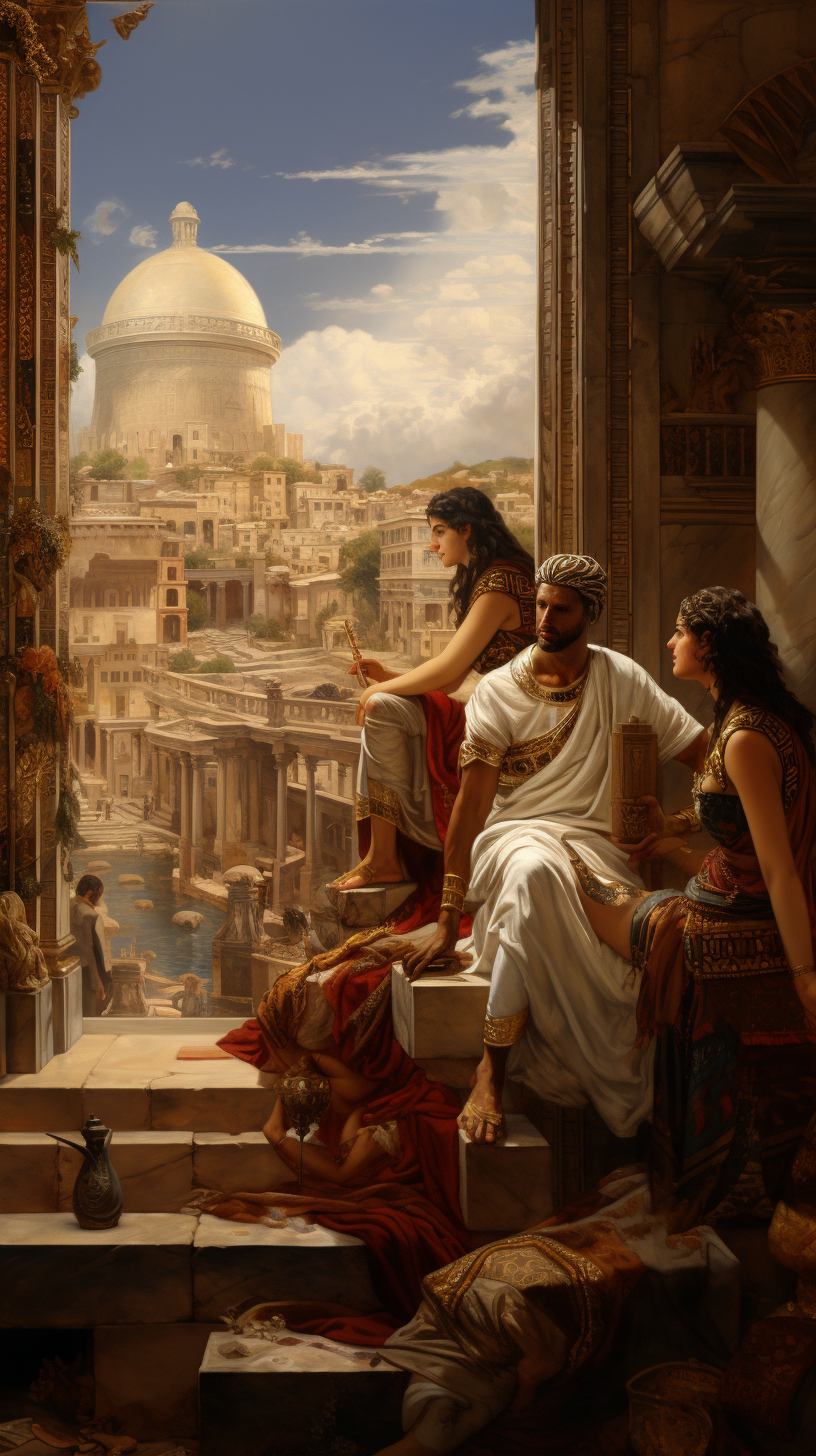 Cleopatra's Children in Rome Longing for Egypt