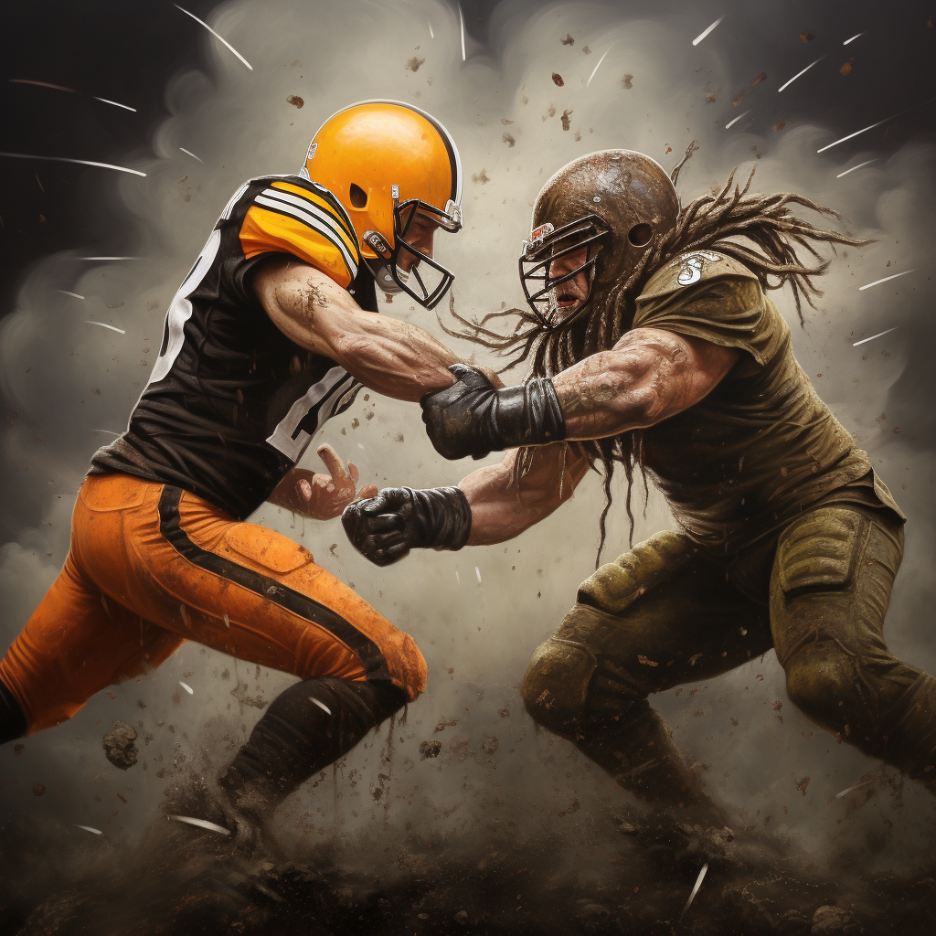 Intense matchup between Cleveland Browns and Steelers