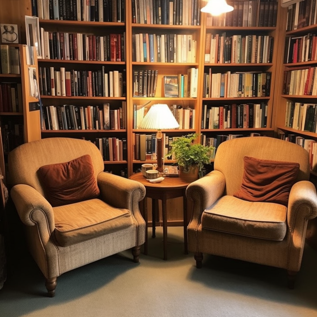 clinical psychologist chairs book library