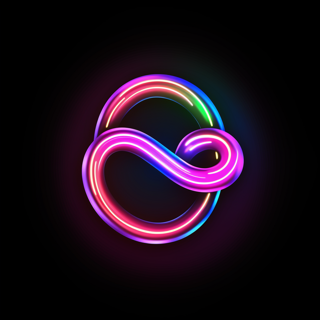 Neon logo for ClipCraze TikTok page