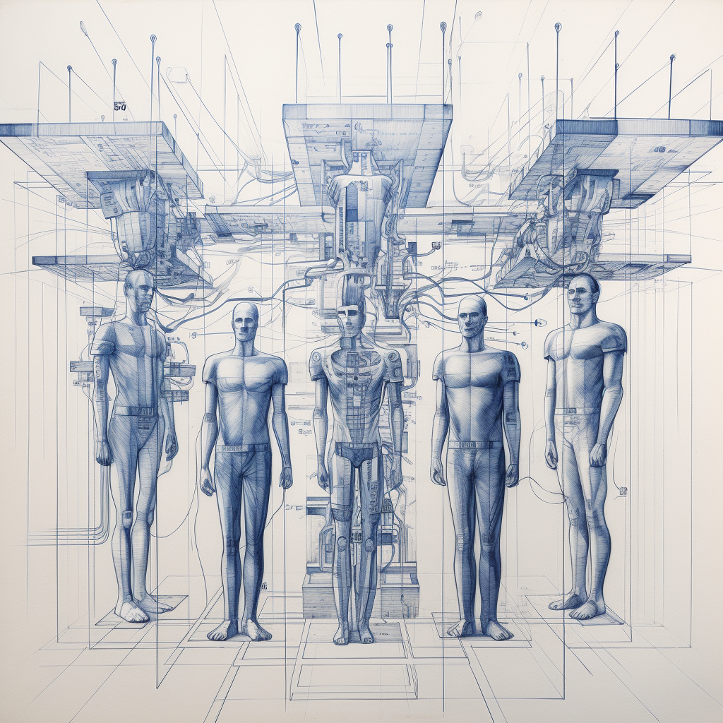 Cloning Blueprint Drawing for Creative Projects