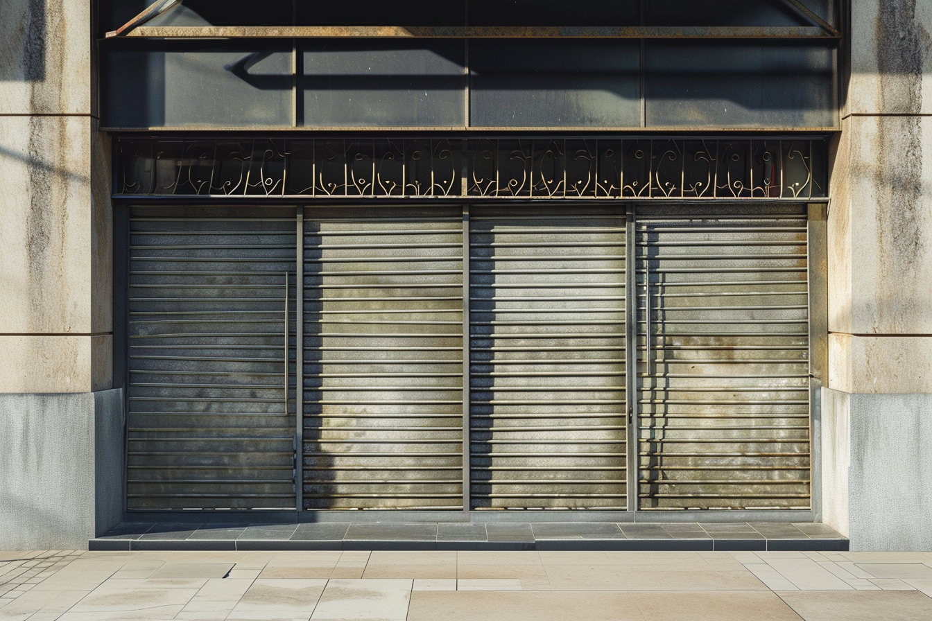 Closed Shop Iron Shutter