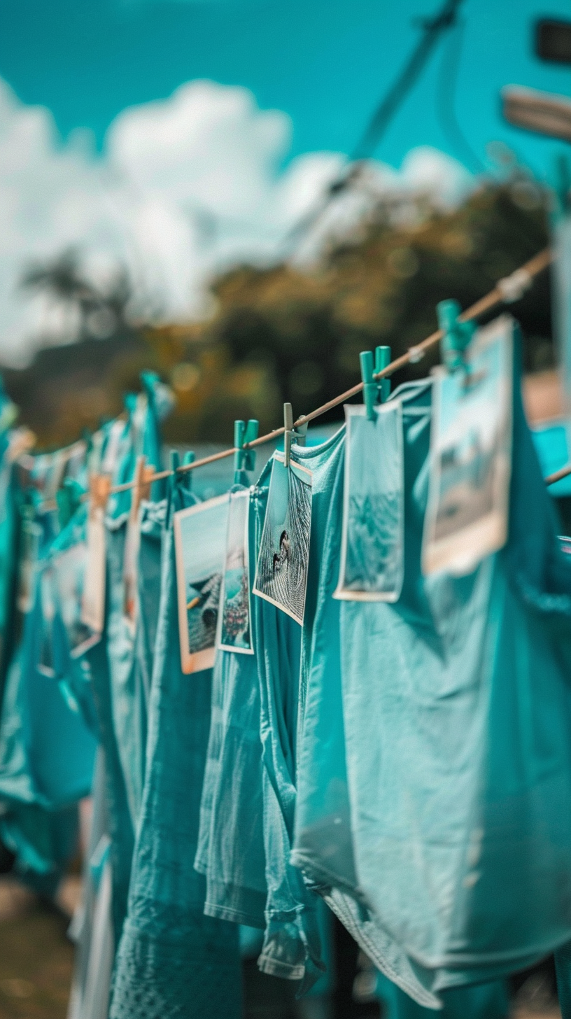 Inspiring photos on clothesline