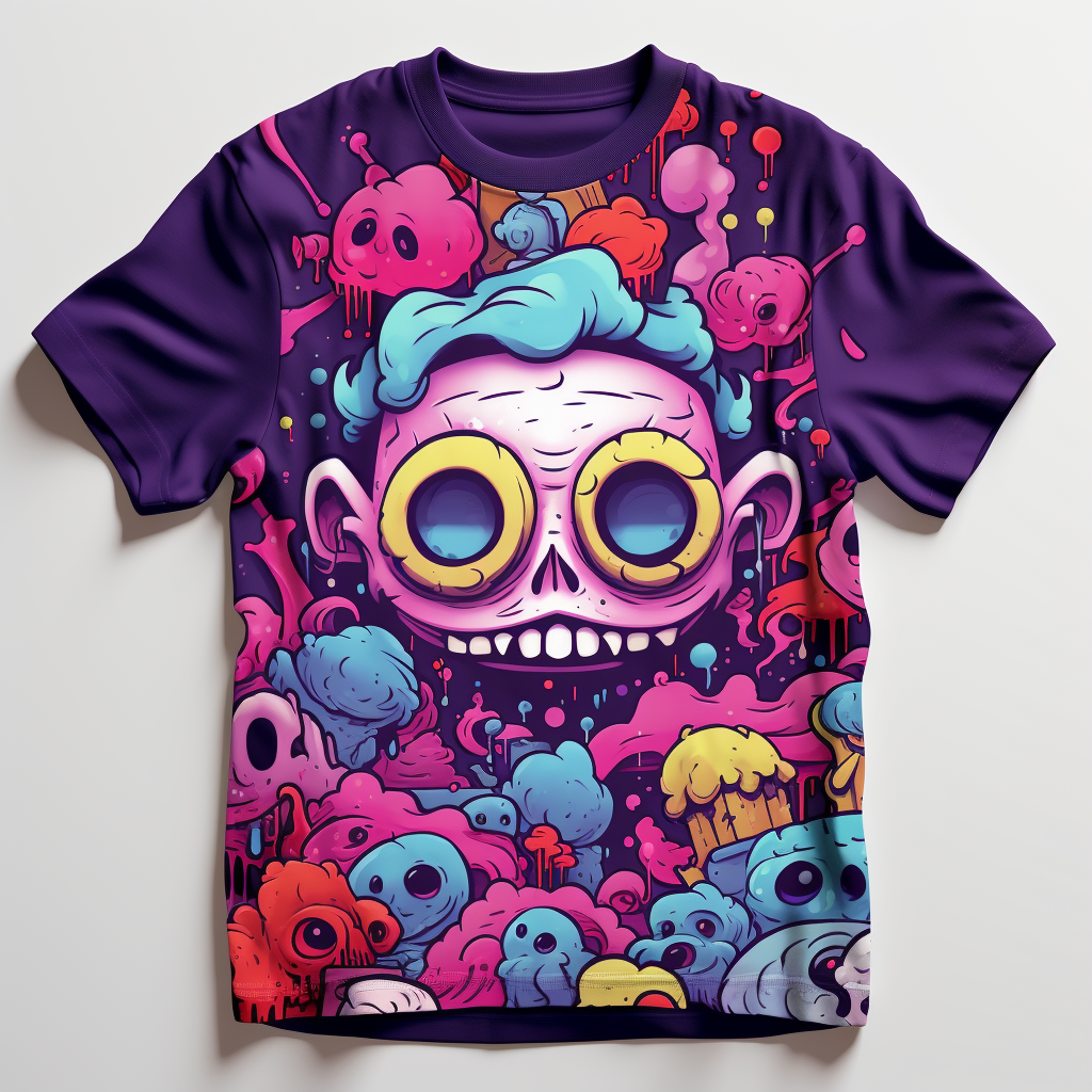 Fun and Creative Cartoon Graphic T-Shirt Designs