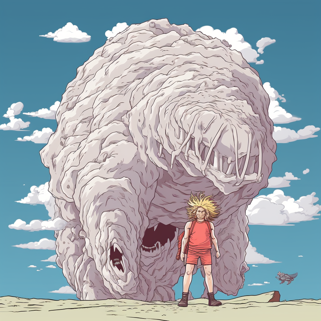 Super-Massive Cloud Monster Standing Pose