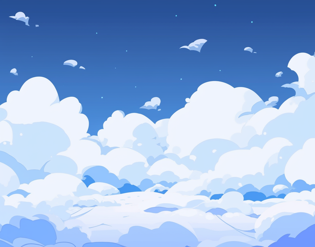 Cartoon Cloud Cover Background