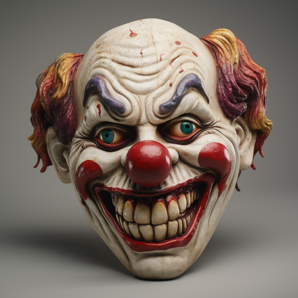 Clown Mask with Emotions