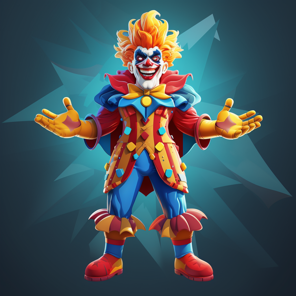 Full Body Clown Marine Superhero