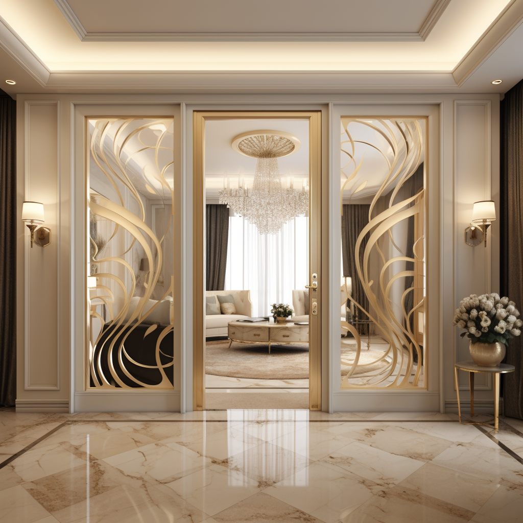 Elegant luxury apartment interior design