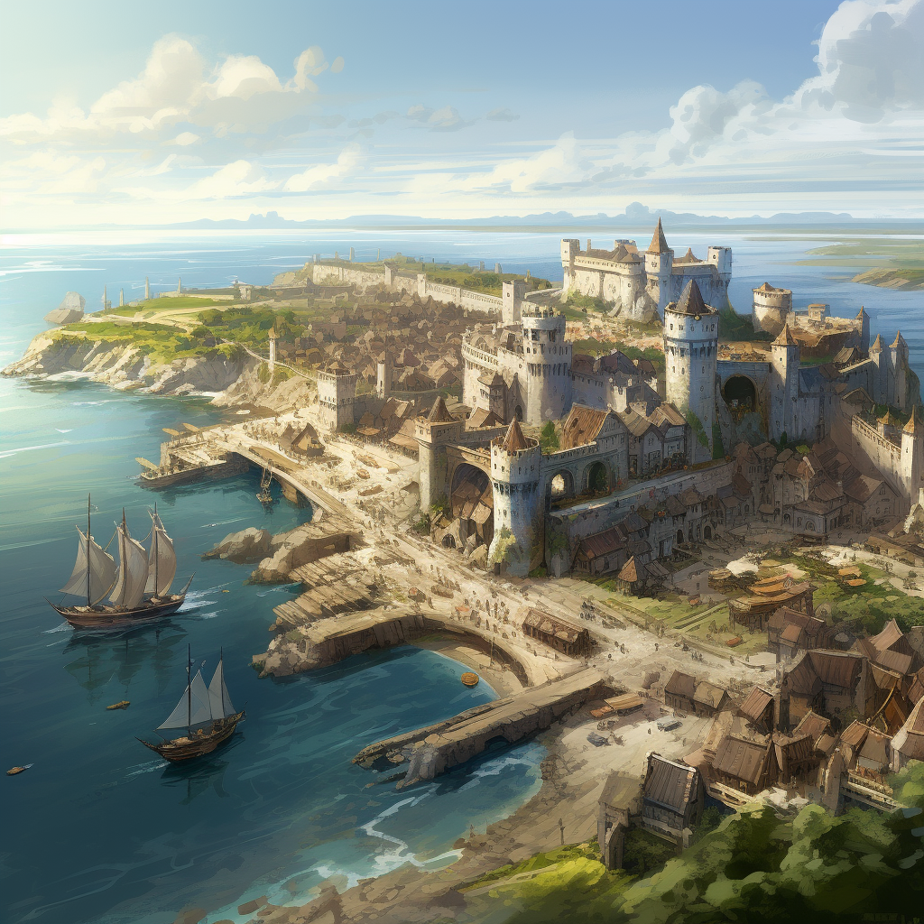 Coastal Fantasy City in Crescent Bay