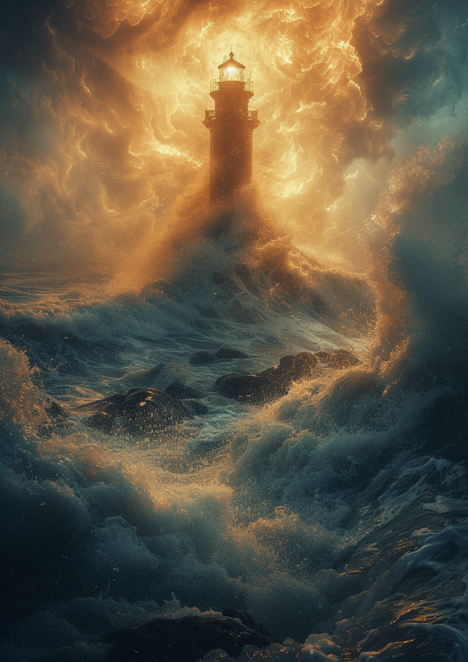 Divine Optics Lighthouse with Pixelation