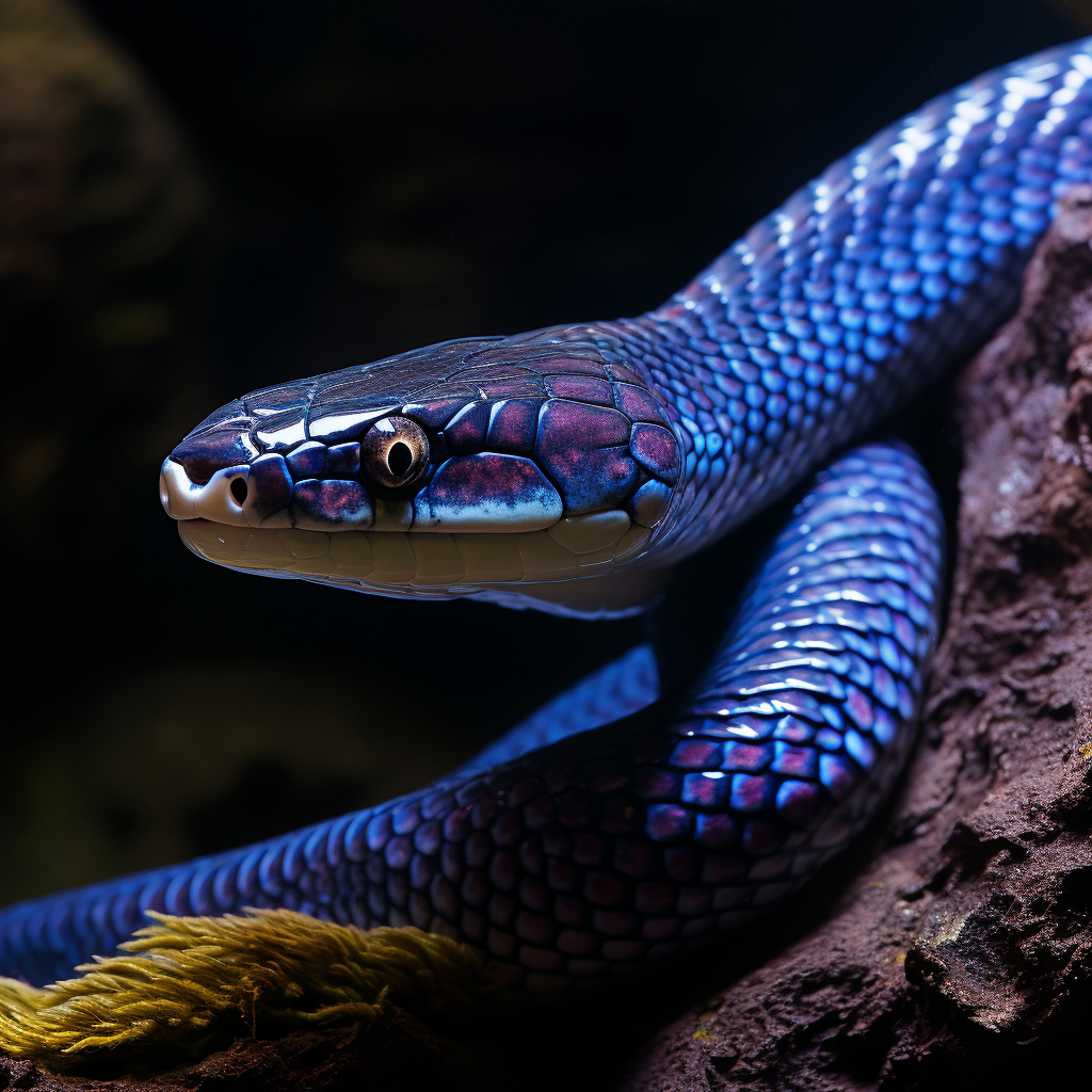 Blue cobalt giant eel