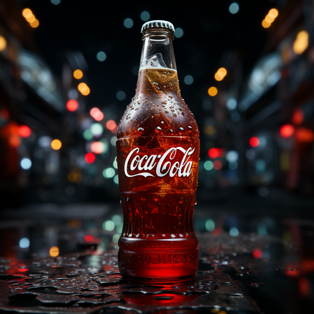 Bootlegged Coca-Cola logo on black background