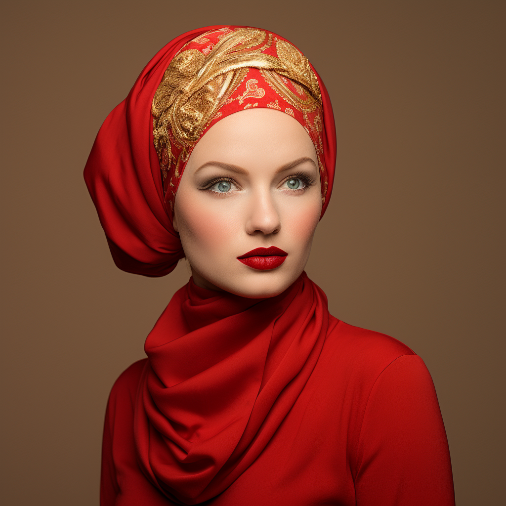 Coca Cola Golden Age Head Scarf