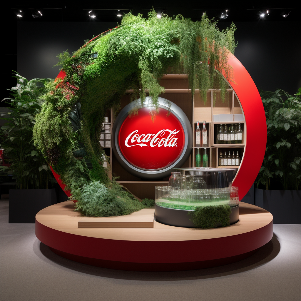 Coca Cola Zeta Gadgets Green Zen Stand