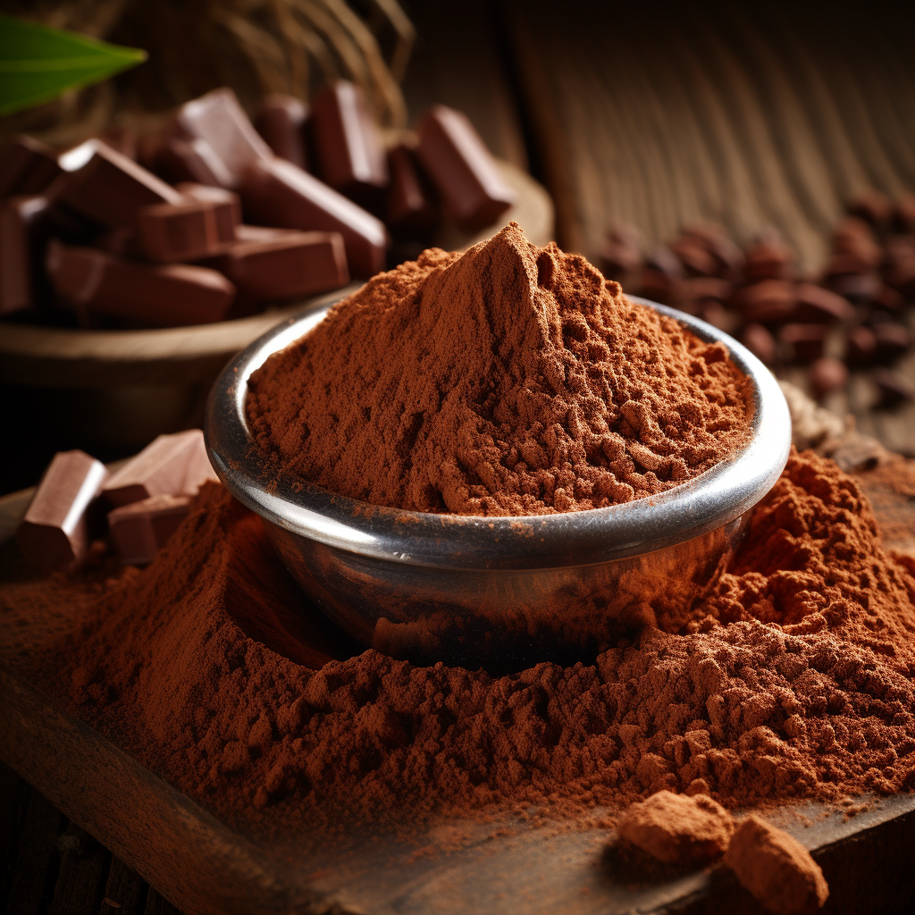 Rich cocoa powder for cooking