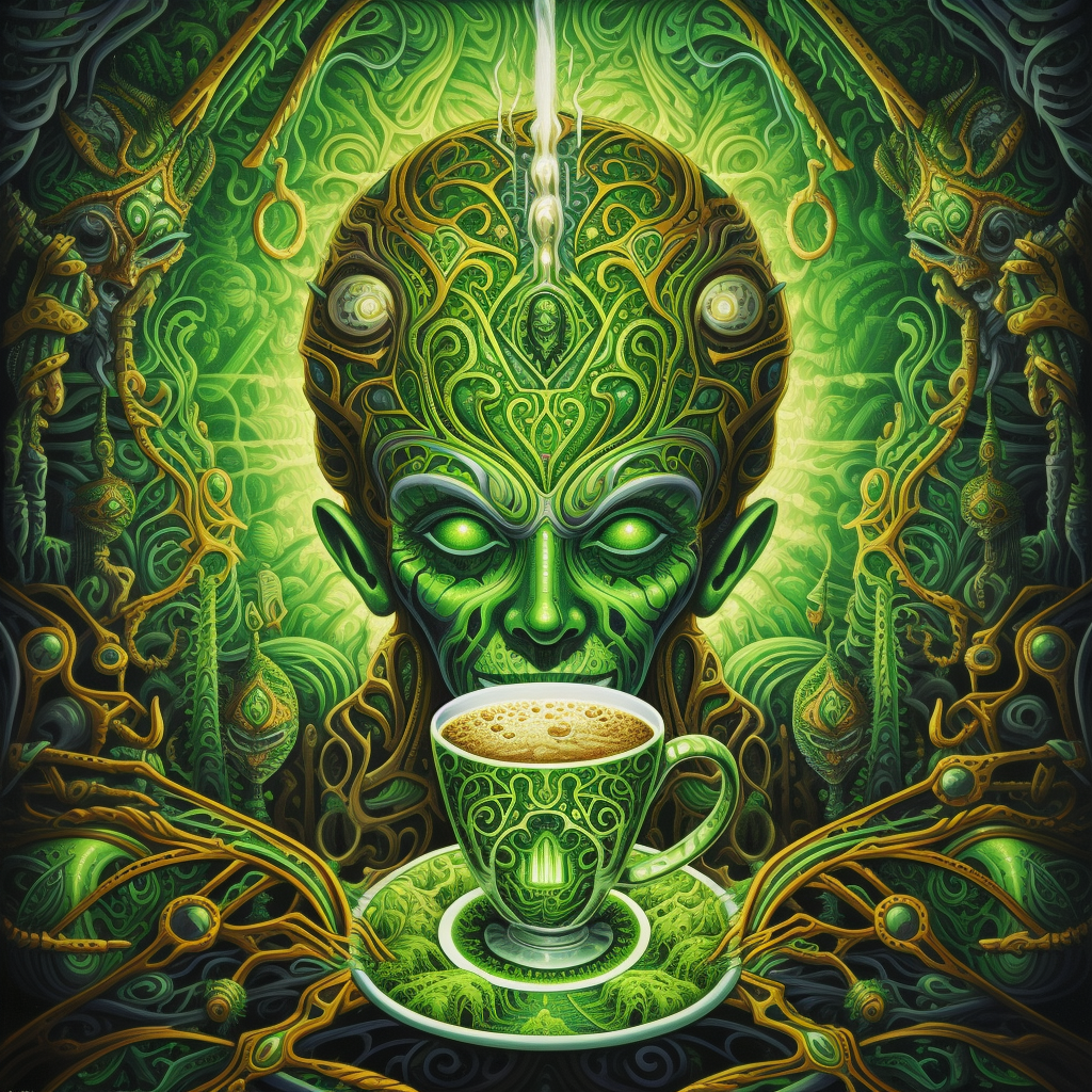 Coffee Addict DMT Alex Grey