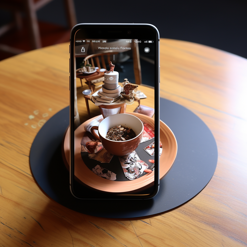 Coffee corner design in AR