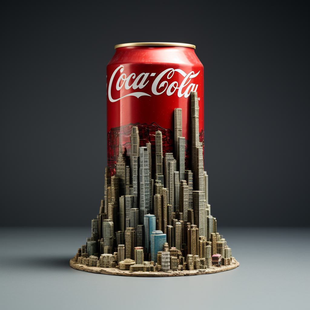 Giant Coke Can Tower