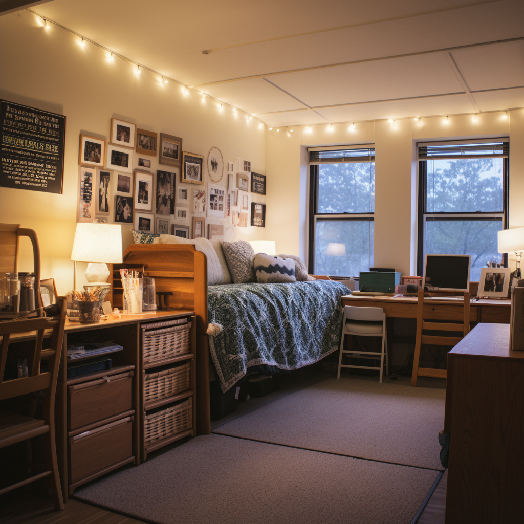 College Dorm Room Outside View