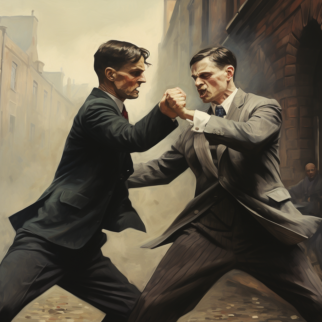 Michael Collins battles Eamon de Valera