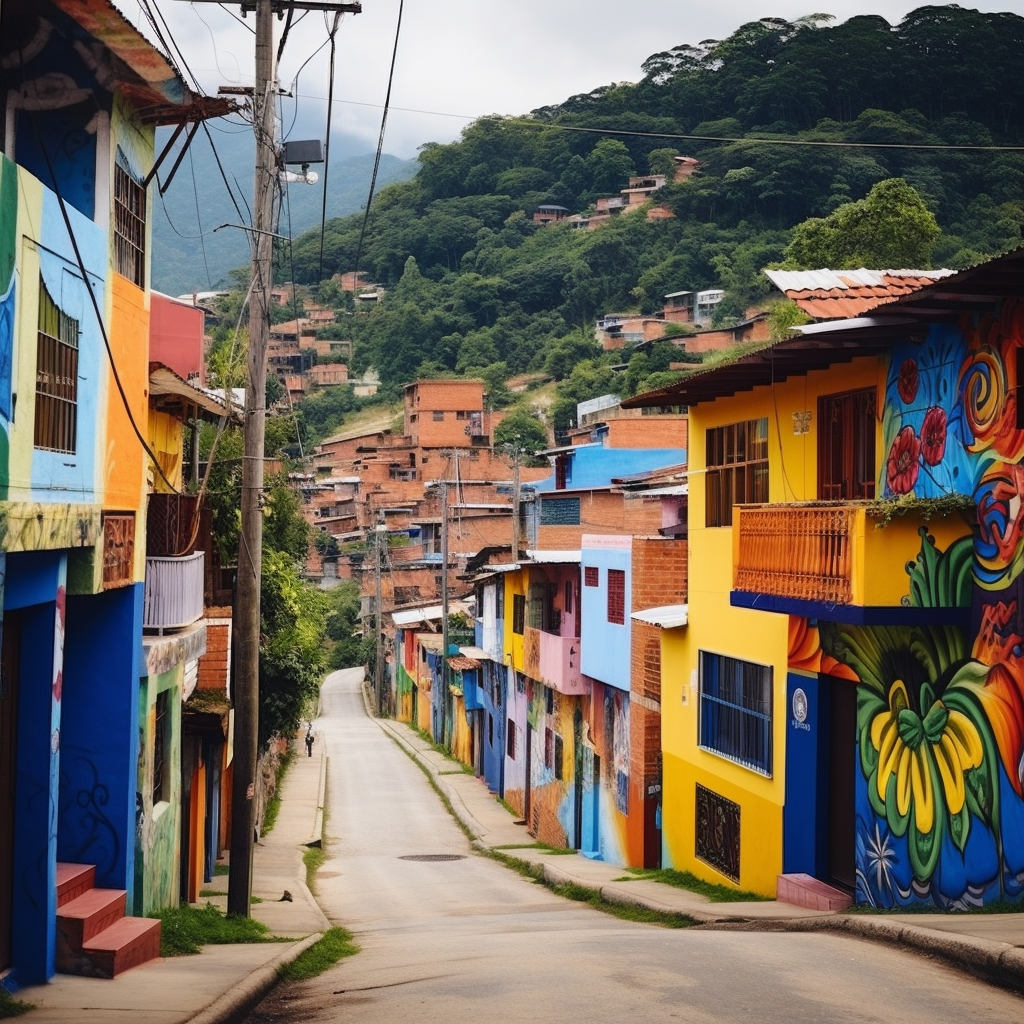 Gorgeous nature landscape in Colombia