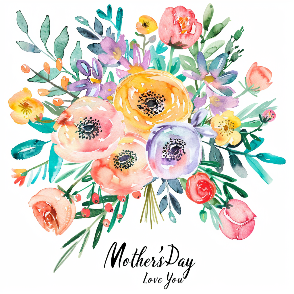 Pastel Mother's Day Flower Bouquet