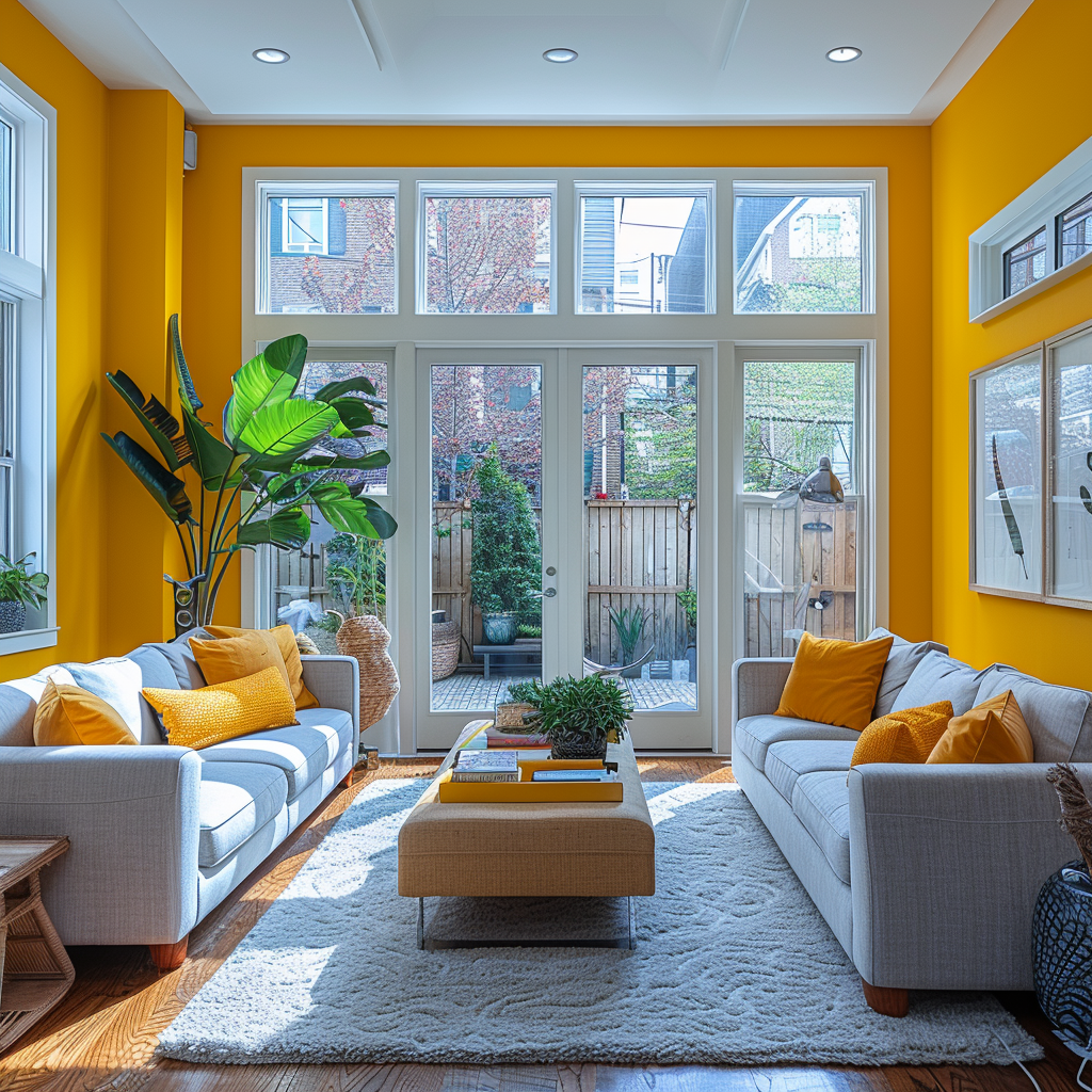 Bright and Colorful Living Room