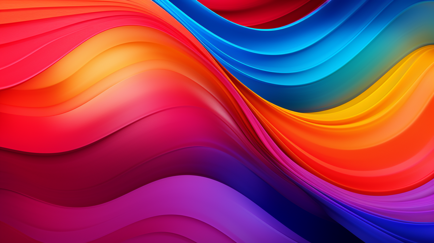 Colorful Macbook gallery screen