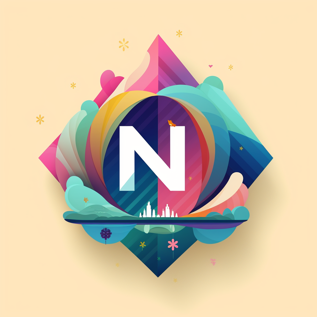 Energetic N logo with various colors