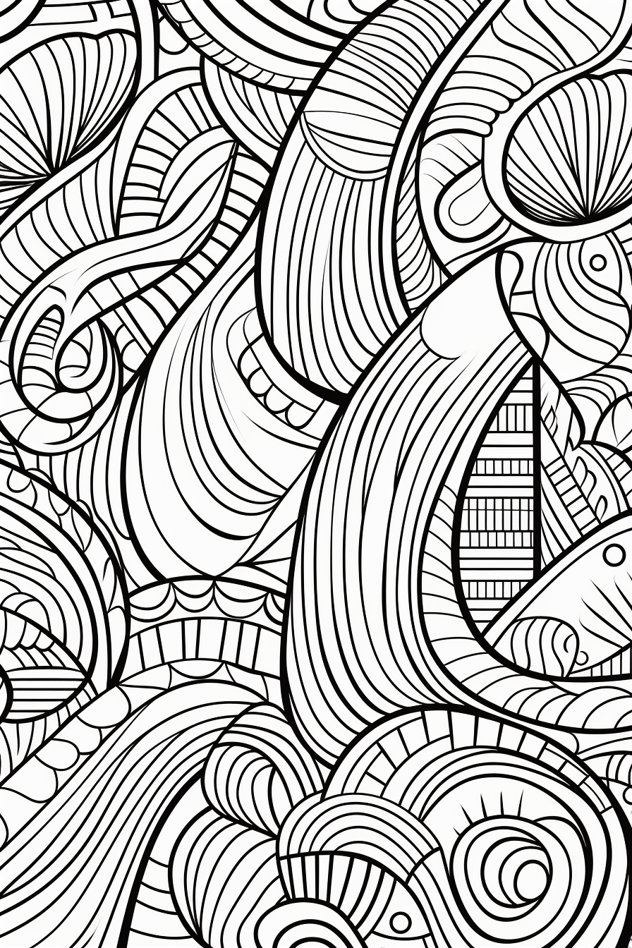 Simple Coloring Page for Beginners